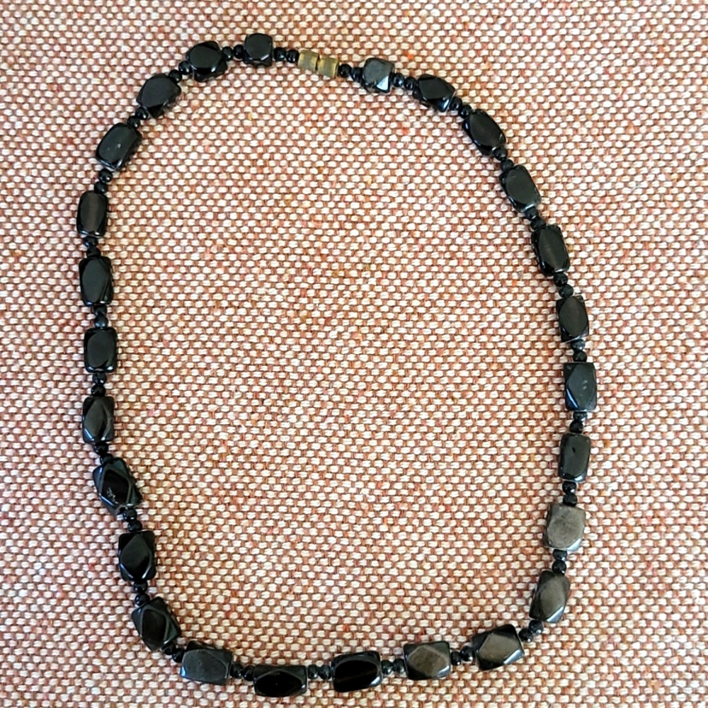 Obsidian necklace